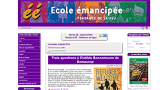 Desktop Screenshot of ecoleemancipee.org