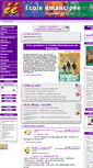 Mobile Screenshot of ecoleemancipee.org